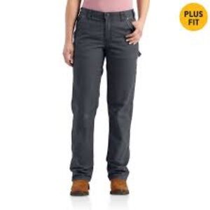 EUC UNISEX RUGGED FLEX LOOSE FIT CANVAS WORK PANTS SIZE 18 REG. 28-30 INCHES